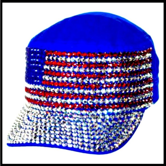 Blue sequins  cap - Picture 1 of 1